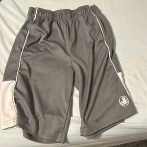 Gray shorts in a medium